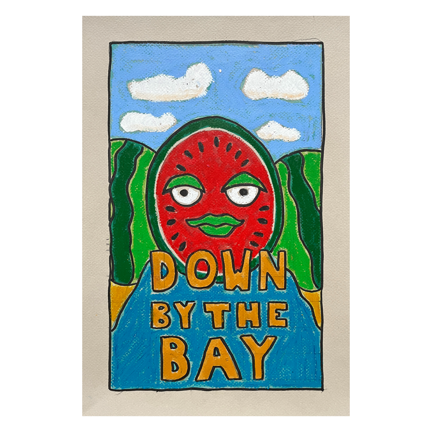 Down By The Bay Screen Print - Signed