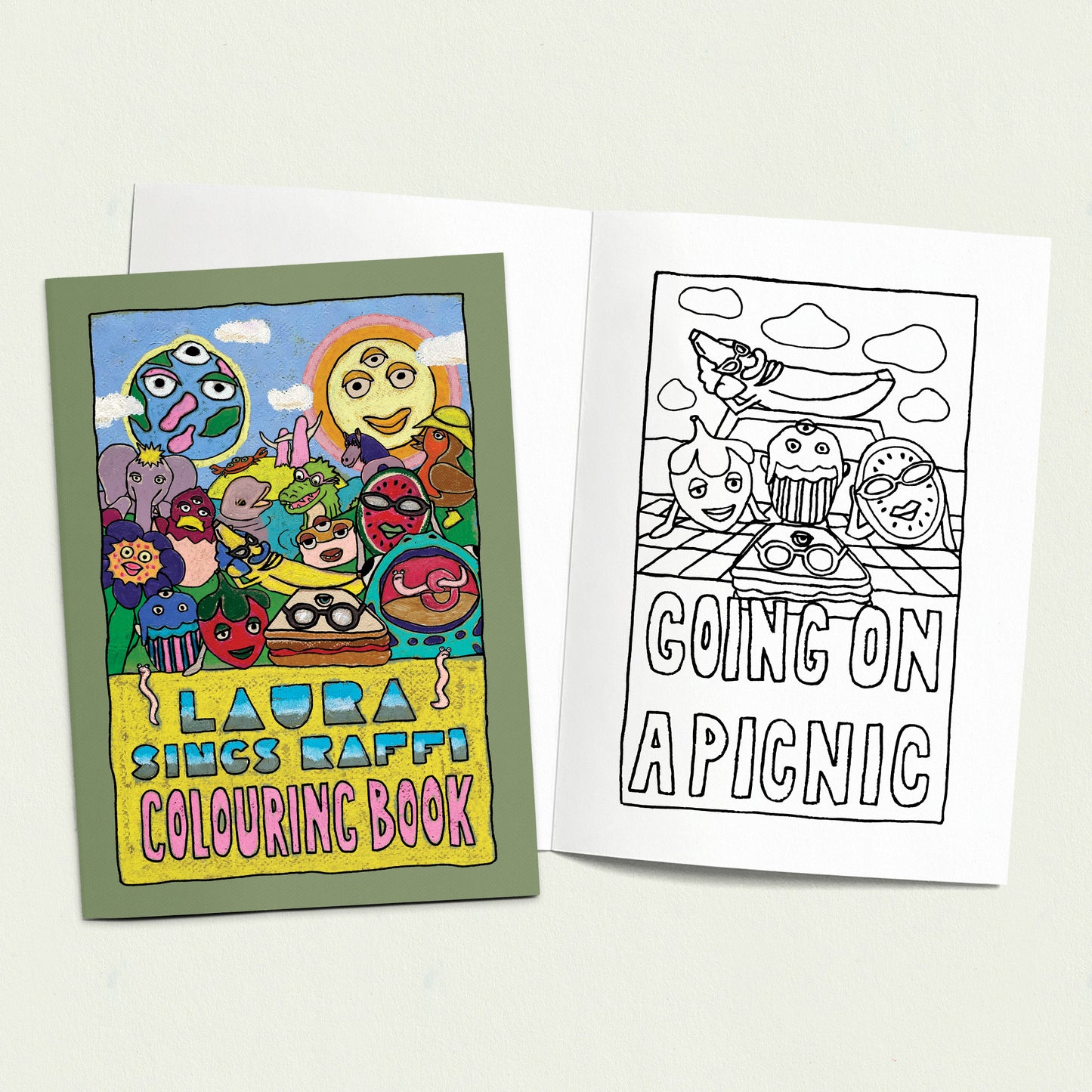 Laura Sings Raffi Colouring Book