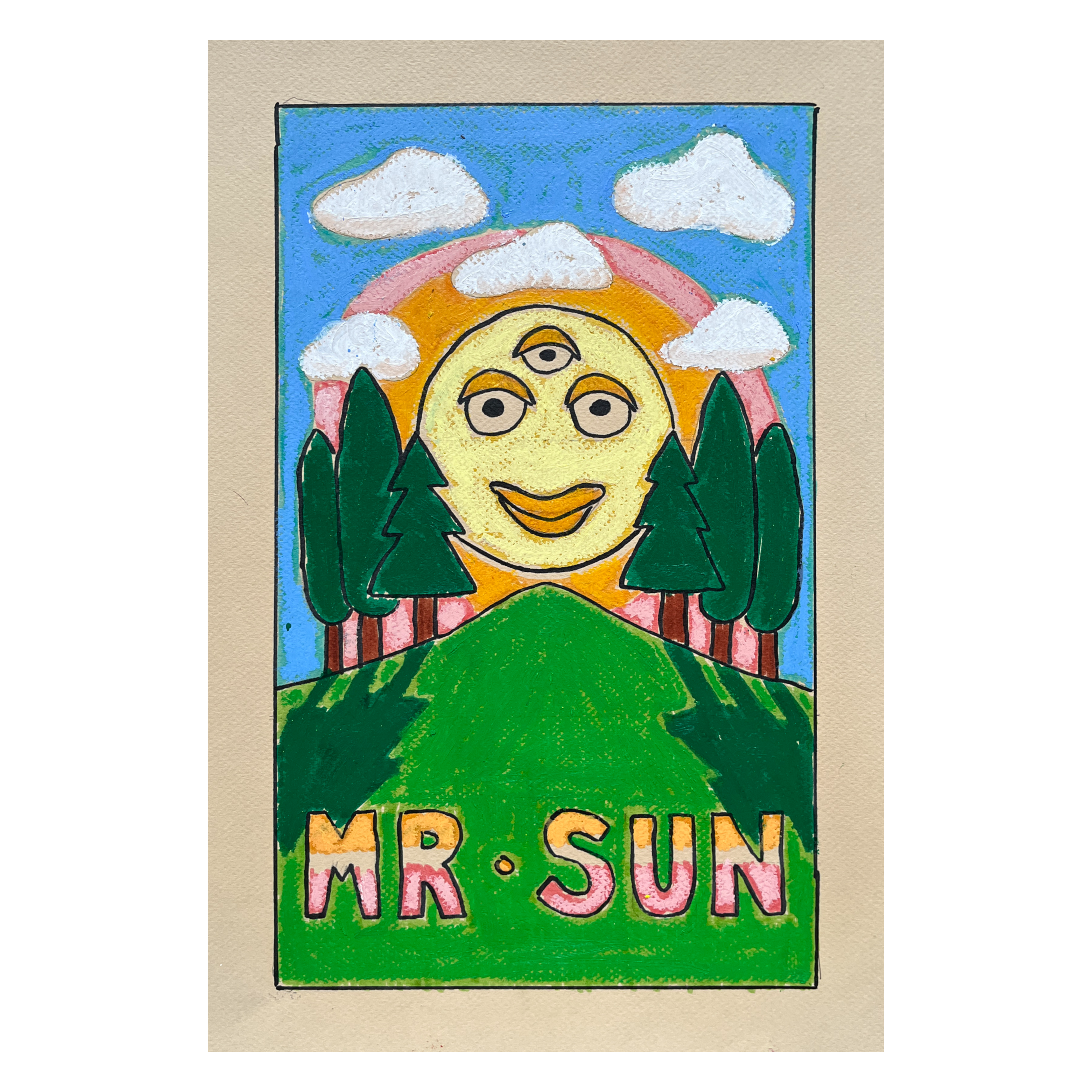Mr Sun Screen Print - Signed – Laura Marling