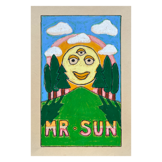Mr Sun Screen Print - Signed