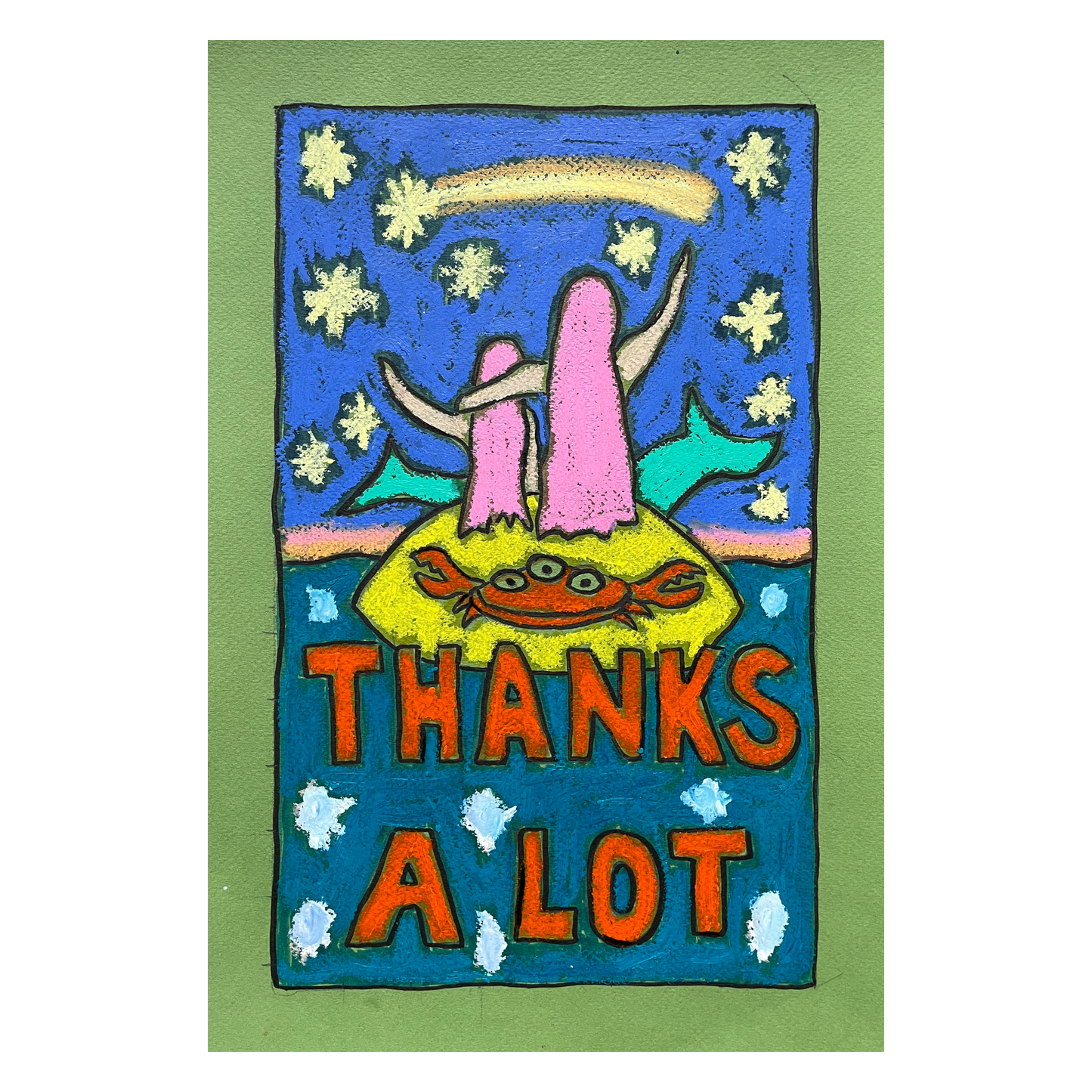 Thanks A Lot Screen Print - Signed